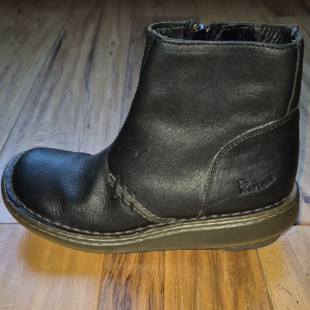 Dr. Martens Black Leather Boots